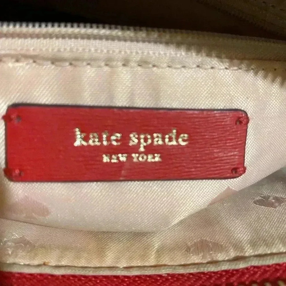 Kate spade red saffiano leather satchel handbag - Picture 14 of 15